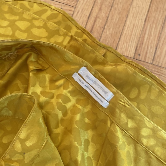 Yellow gold print midi skirt - Picture 7 of 8